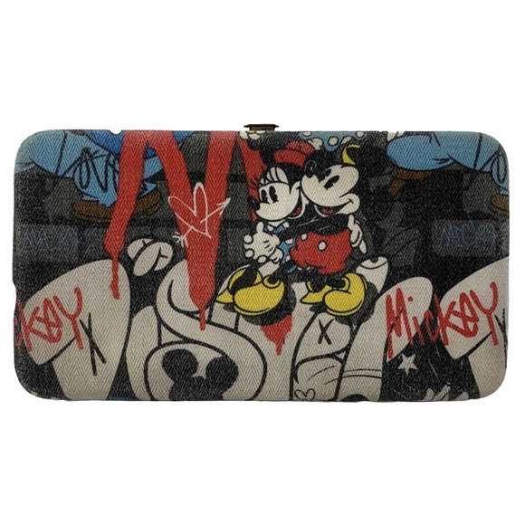 Loop Disney Couture Mickey Minnie Graffiti Wallet - Picture 1 of 11